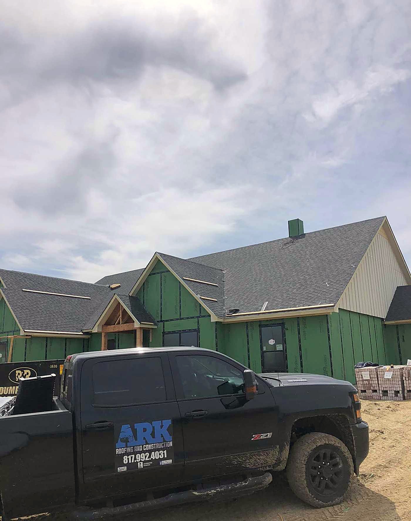 New Construction by ARK Roofing and Construction